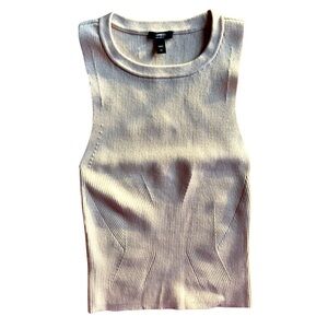 Express- Women's Fitted Sleeveless Ribbed Sweater, Size XS